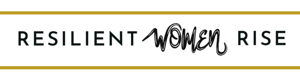 Resilient Women Rise horizontal logo